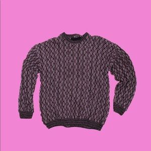 patterned sweatshirt